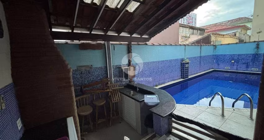 Sobrado com 3 dormitórios - Embaré - Santos/SP