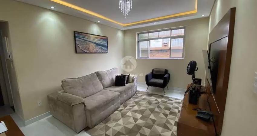 Apartamento à venda marapé com vaga fechada, 79 m² por r$ 499.000,00 - vila belmiro - santos/sp