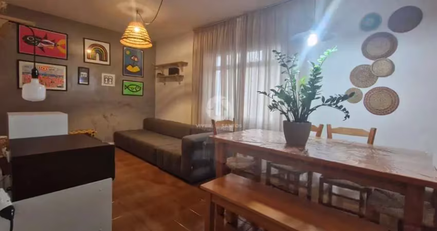 Apartamento com 2 dormitórios à venda, 82 m² por r$ 640.000,00 - josé menino - santos/sp