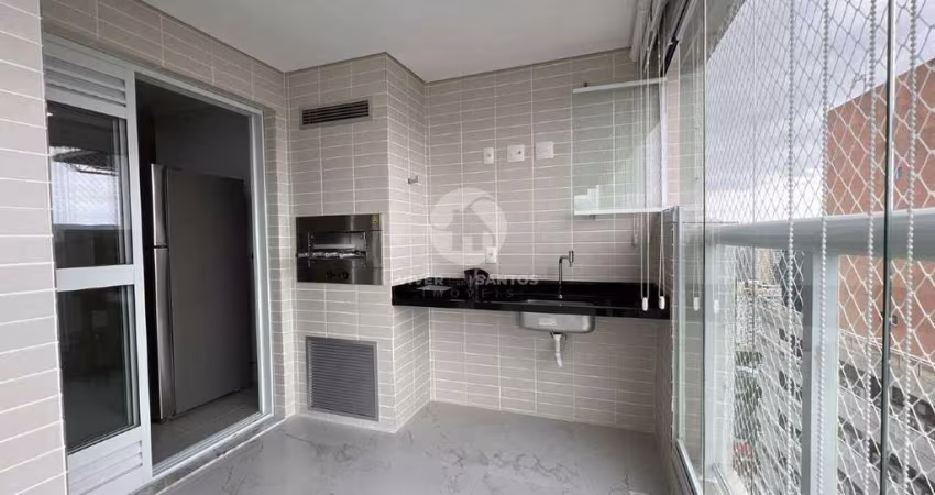 Apartamento com 3 dormitórios à venda, 100 m² - Gonzaga - Santos/SP