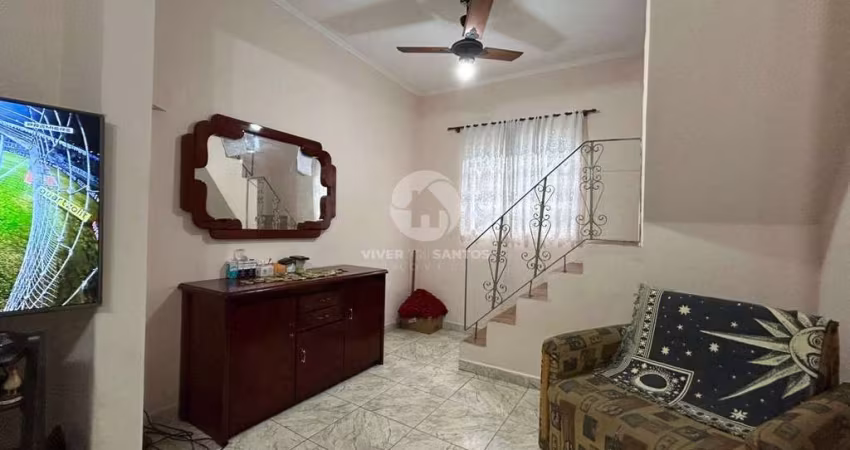 Casa com 2 dormitórios à venda, 117 m² por R$ 555.000,00 - Macuco - Santos/SP