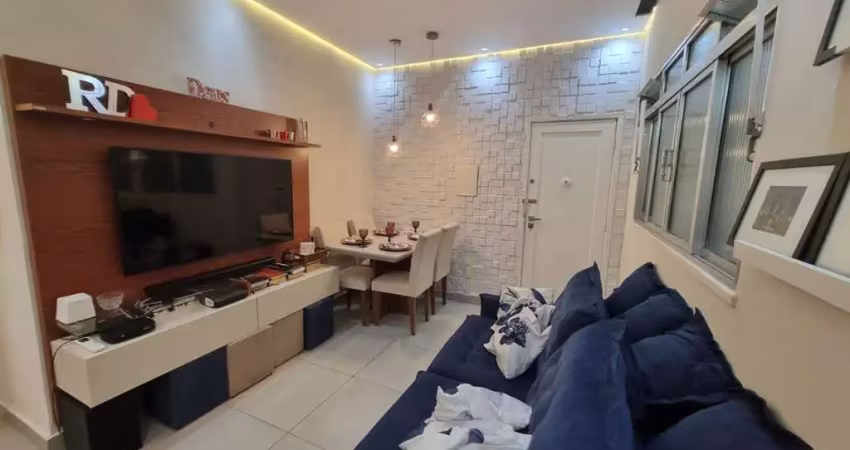 Apartamento com 2 dormitórios à venda, 64 m² por r$ 455.000,00 - embaré - santos/sp