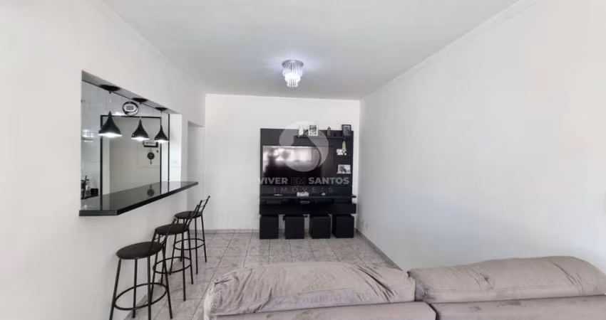 Apartamento com 2 dormitórios à venda, 91 m² por R$ 600.000,00 - Gonzaga - Santos/SP