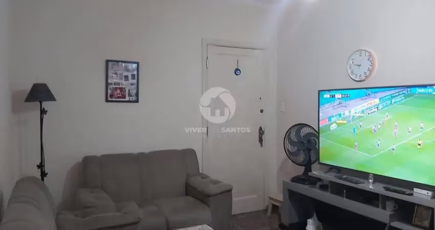 Apartamento com 2 dormitórios à venda, 87 m² por r$ 424.000,00 - gonzaga - santos/sp