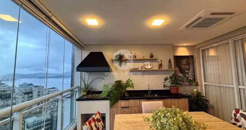 Apartamento à venda, 3 quartos, 3 suítes, 2 vagas, Boqueirão - Santos/SP