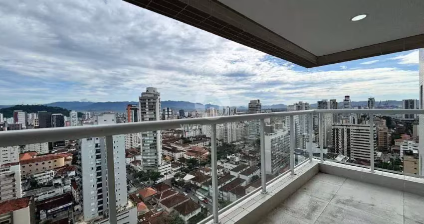 Apartamento à venda, 3 quartos, 1 suíte, 2 vagas, gonzaga - santos/sp