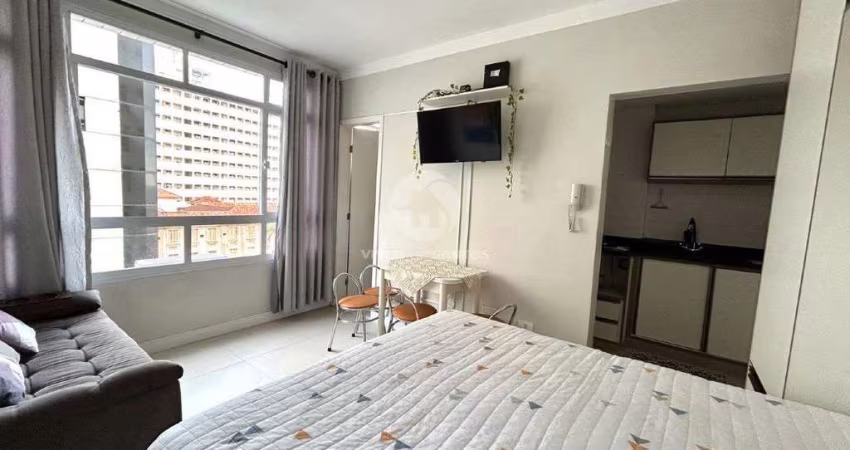 Kitnet à venda, 1 quarto, 1 vaga, Gonzaga - Santos/SP