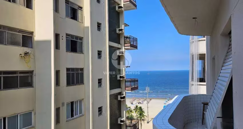 Apartamento de 3 dormitórios em prédio de frente pro mar no boqueirão
