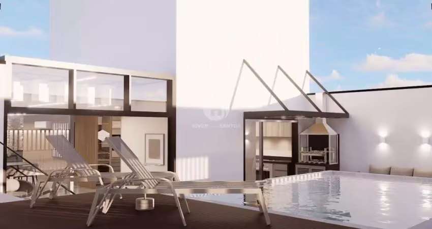 Cobertura na Ponta da Praia com 4 suítes e Arquitetura Contemporânea e 370m2