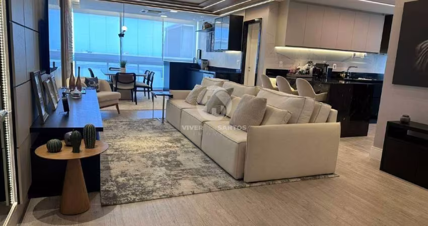 Apartamento à venda na Aparecida, Santos – Mobiliado e com acabamento de alto padrão!