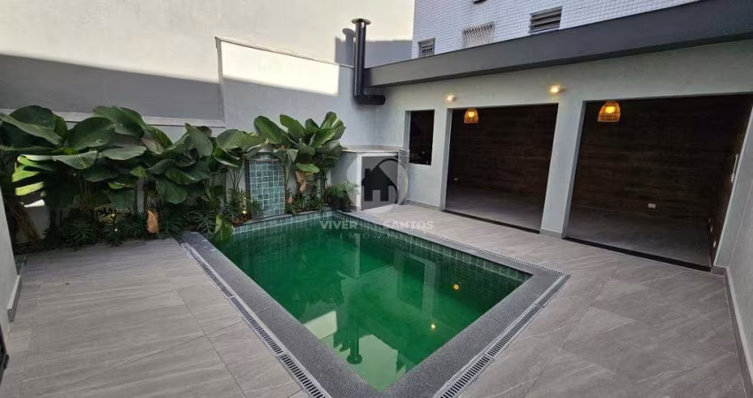 Sobrado à venda, 3 quartos, 3 suítes, 2 vagas, Embaré - Santos/SP