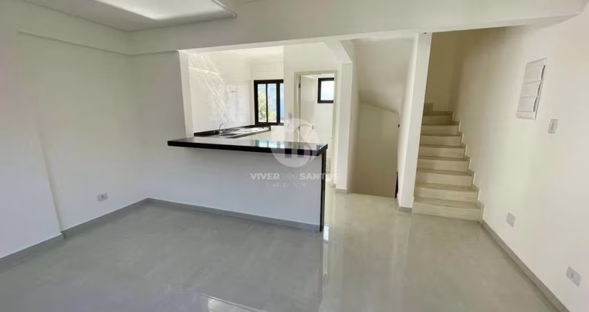 Linda Casa em Villagio com 2 dormitórios (2 suítes) – Nova – à Venda – Macuco – Santos SP