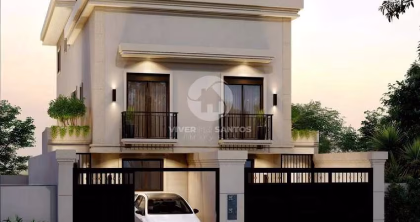 Maravilhoso Sobrado Triplex Novo com Piscina à Venda – Boqueirão – Santos SP