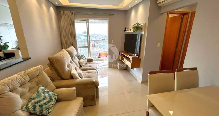 Apartamento à venda, 2 quartos, 1 vaga, Vila Mathias - Santos/SP