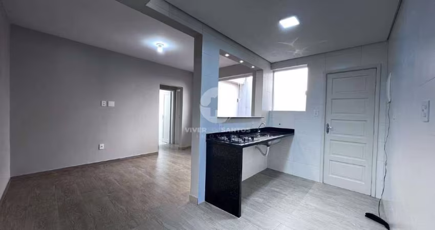 Apartamento reformado com 2 quartos na Vila Belmiro
