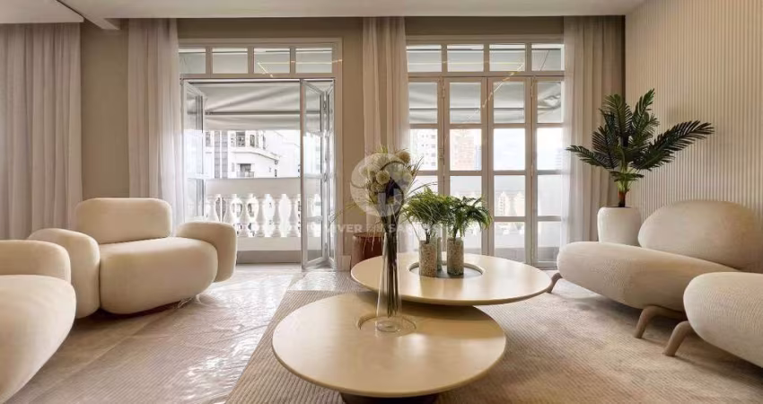 APARTAMENTO ALTO PADRÃO A VENDA - SANTOS - R$ 3.100.000,00 I 4 DORMITÓRIOS I 3 SUÍTES I 2 VAGAS FECHADAS