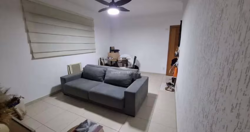 Maravilhoso apartamento 2 dorm (1 suíte) – mobiliado - à venda - gonzaga – santos sp