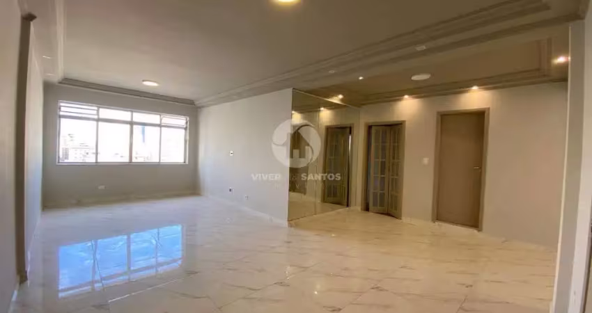Apartamento com três dormitórios, duas suítes e vaga demarcada no coração do gonzaga
