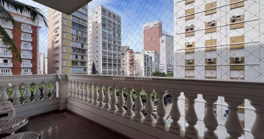 Apartamento com 5 dormitórios, 3 vagas a venda, - oportunidade de sofisticação e exclusividade no coração do gonzaga - santos/sp