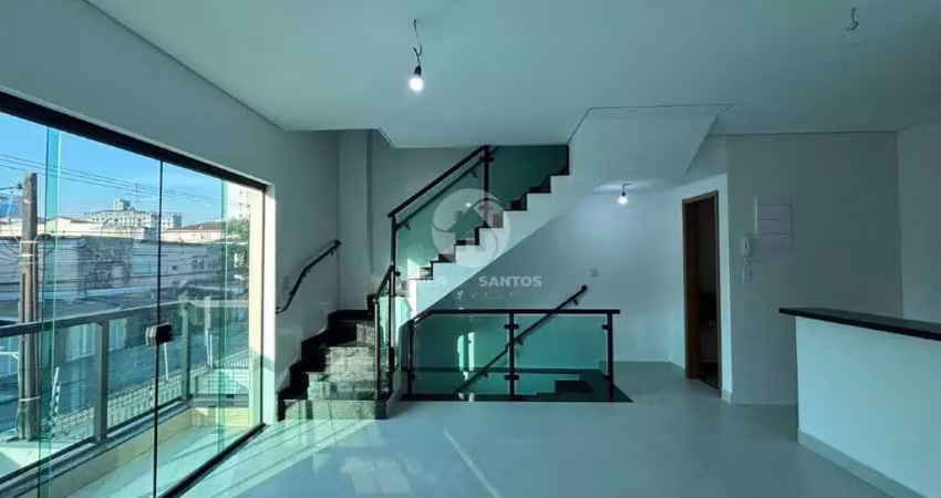Casa à venda, 2 quartos, 2 suítes, 2 vagas, campo grande - santos/sp