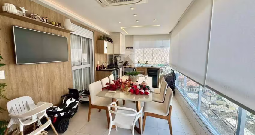 Espetacular apartamento 3 suítes - à venda – mobiliado – lazer completo - boqueirão – santos sp