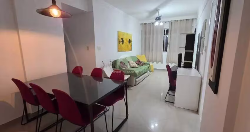 Apartamento à venda, 2 quartos, 1 vaga, gonzaga - santos/sp