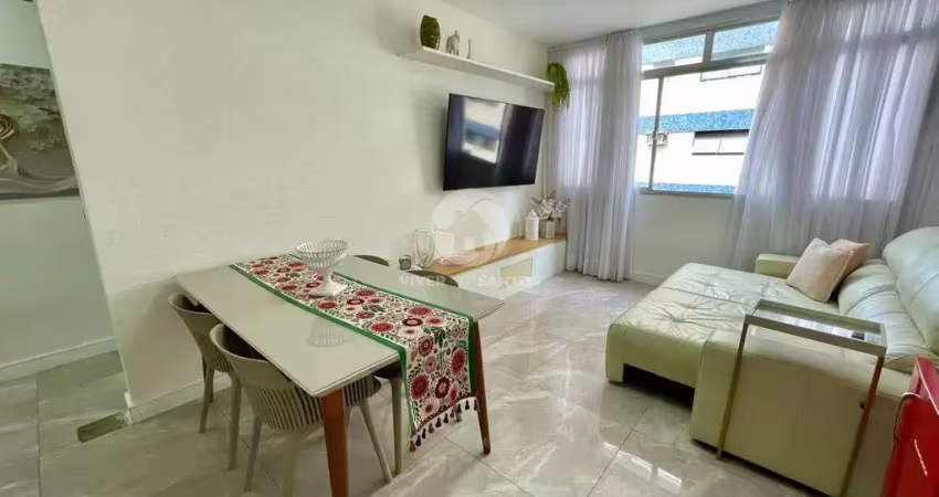Apartamento reformado – 02 dorm (1 suíte e closet) – mobiliado – boqueirão – santos sp