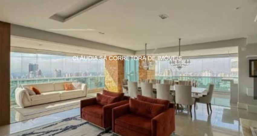 Imóvel de luxo à venda em São Paulo: Apartamento de 4 quartos e 3 suítes no Jardim Anália Franco, com 244m² e 5 vagas de garagem