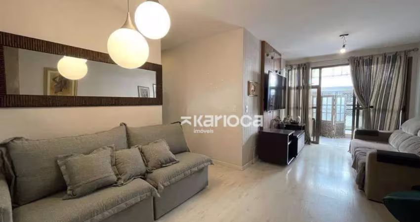 Apartamento com 3 dormitórios e 3 banheiros à venda, 104 m² por r$ 550.000,00 - freguesia de jacarepaguá - rio de janeiro/rj