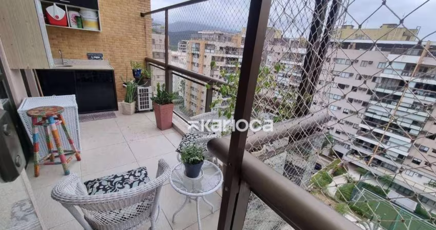 Apartamento com 2 dormitórios à venda, 90 m² por R$ 615.000,00 - Recreio dos Bandeirantes - Rio de Janeiro/RJ