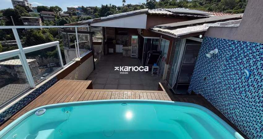 Linda Cobertura Duplex de 155m² Freguesia