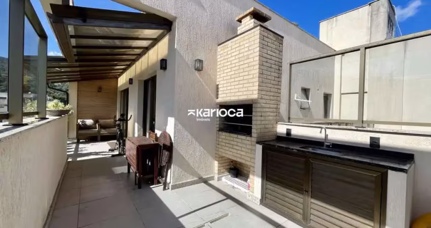 Cobertura com 4 quartos  a venda 157m² no condominio  freendon da  freguesia