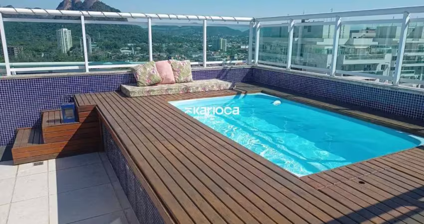 Reserva carioca - apartamento à venda com 178m², 4 quartos e 2 vagas