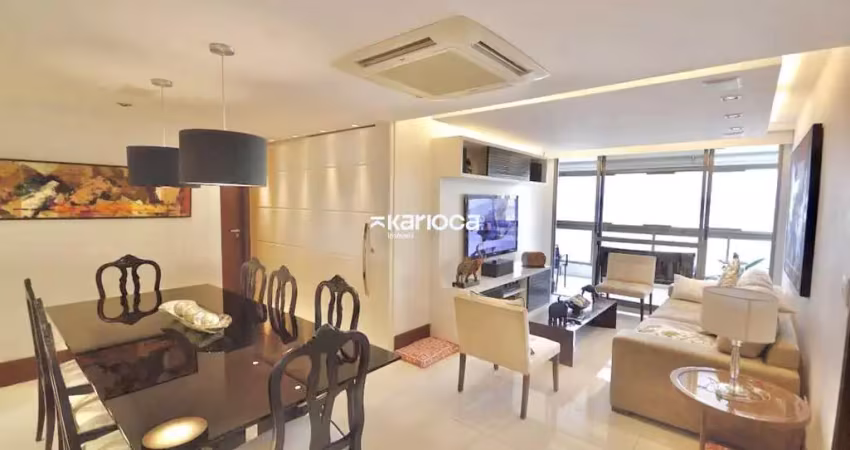 Deslumbrante apartamento com vista para o mar de 155m2 no alfa barra