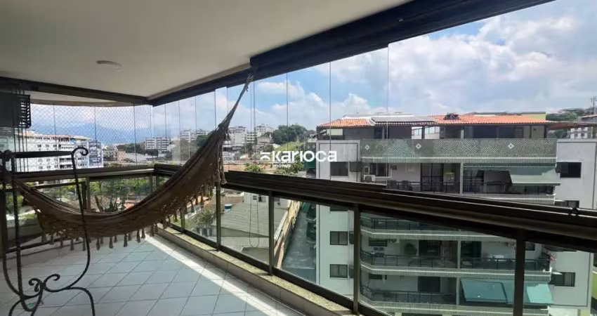 Rua araguaia freguesia - jacarepaguá - apartamento 102m²  varandão 3 quartos 1 suíte 2 vagas rua nobre do bairro