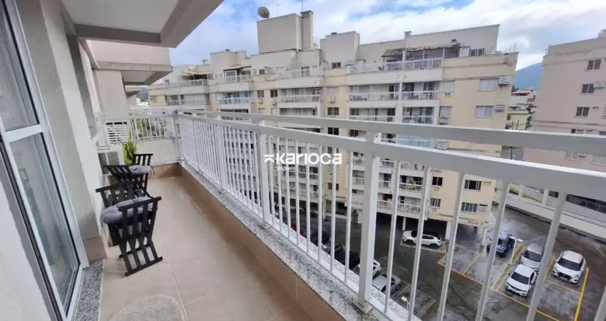 Taquara linda cobertura com 3 quartos sendo 2 suítes terraço com vista livre  lazer e segurança 2 vagas