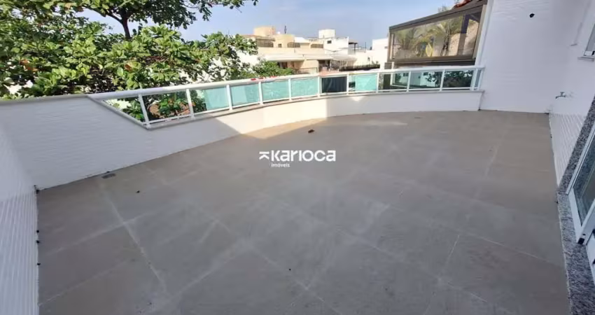 Recreio dos bandeirantes gleba a cobertura com 180m² varandão salão 3 suítes 3 vagas
