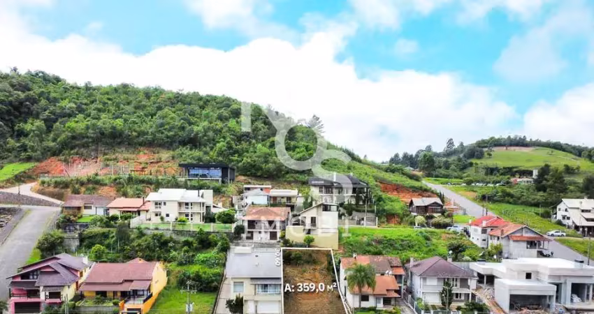 Terreno amplo frente norte disponível pronto para construir antônio prado rs
