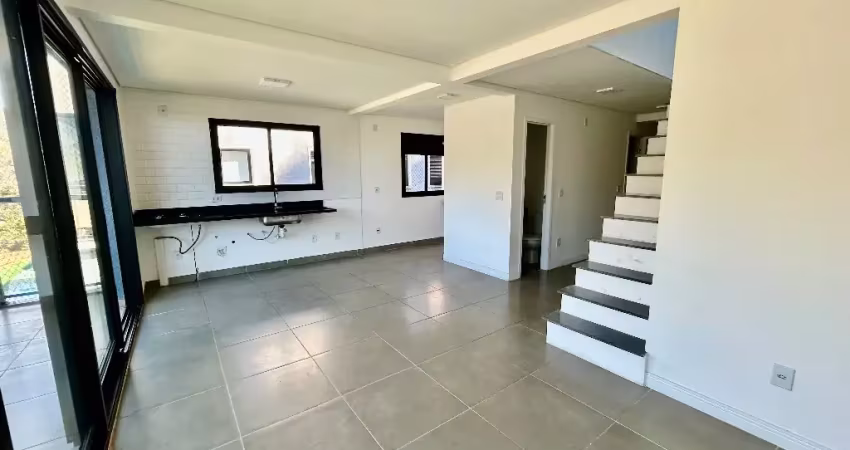 Linda cobertura para locação 103 m2 3 dormitórios em condominio fechado - pacote r$ 6.000,00 em   vila gardenia- atibaia- sp