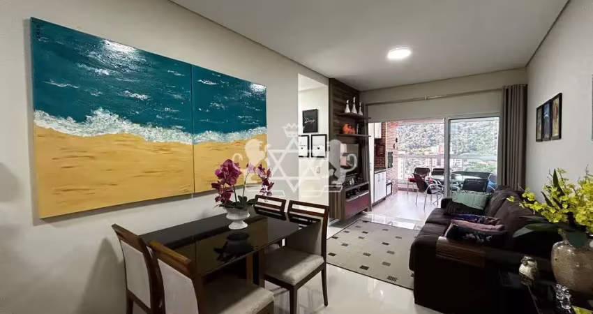 Apartamento 'mobiliado' de 72m² com vista para o mar, 2 dormitórios e suíte na martim de sá, caragu