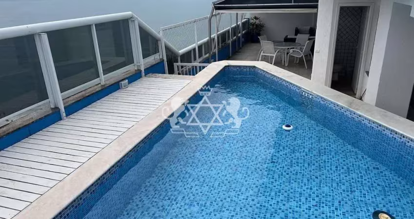Cobertura para locação com 490m na praia martim de sá, caraguatatuba, sp