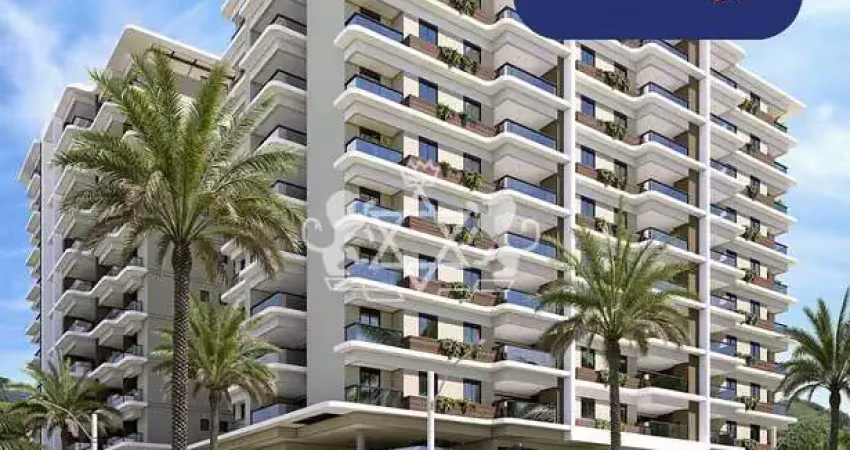Apartamento frente mar  em lançamento - 3 dormitórios (sendo 01 suíte) , praia das palmeiras, carag