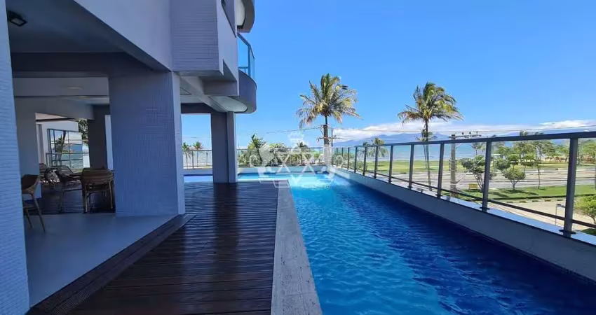 Apartamento a venda, 03 dormitórios, 01 suíte, vista mar, no indaiá, caraguatatuba.