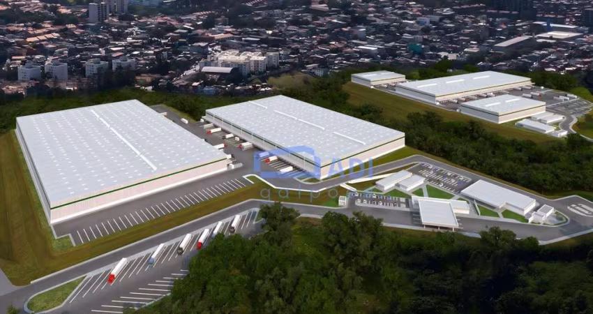 Galpão Industrial/Logístico Padrão AAA - Condomínio Fechado - Locação - 7.676 m² - Rodoanel - Taboão da Serra - SP