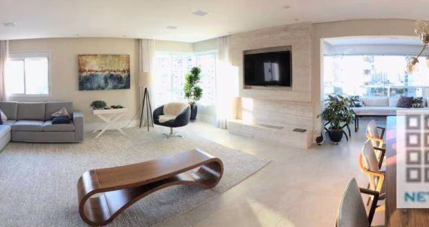 Apartamento 2 dormitórios (165m²), 2 Suítes, 3 Vagas, Terraço Gourmet. Ao lado do Shopping Morumbi