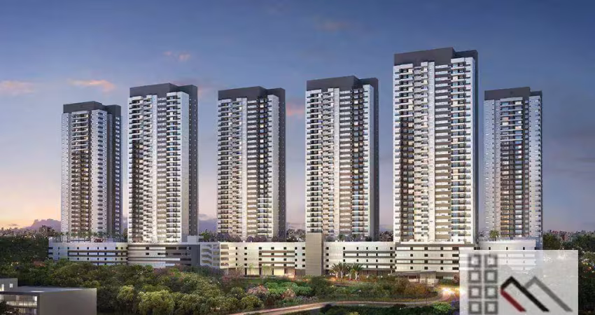 Apartamento 2 dormitórios (73m²), 1 suíte, 1 vaga, varanda. próximo dos shoppings jardim sul e town shopping morumbi