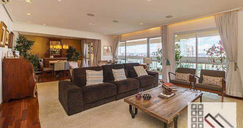 Apartamento 4 dormitórios (240m²), 4 Suítes, Terraço gourmet, 4 Vagas. Ao lado da Berrini