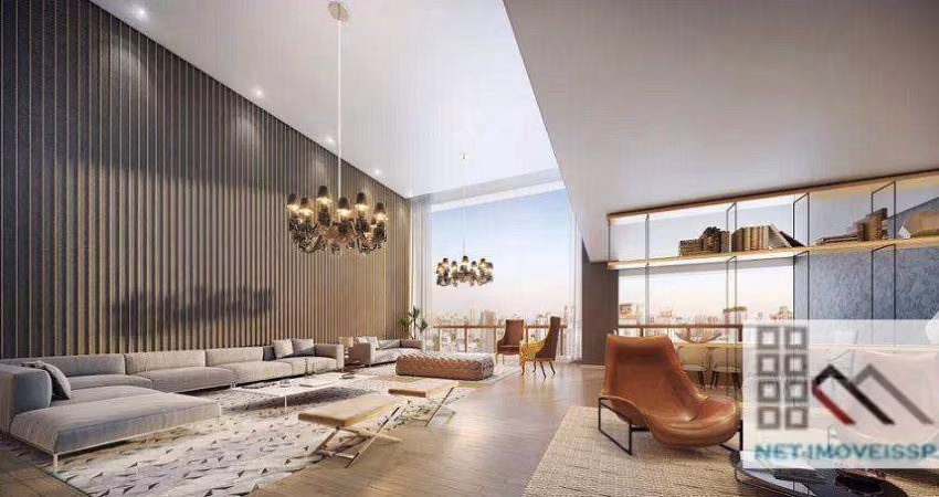 APARTAMENTO 4 DORMITÓRIOS (275m²), 4 SUÍTES, VARANDA, 4 VAGAS. PRÓXIMO DO SHOPPING VILA OLÍMPIA