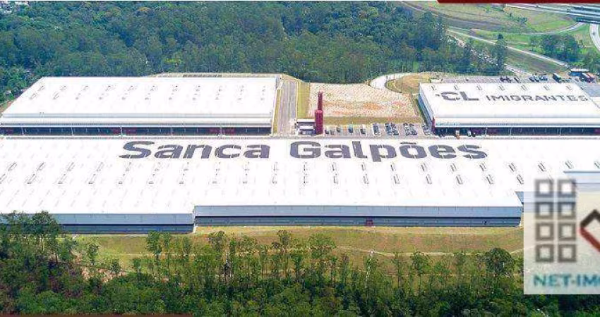 Galpão – Centro Logístico (2.592m²), 4 Banheiros, 6 Vagas. Ao lado do Rodoanel
