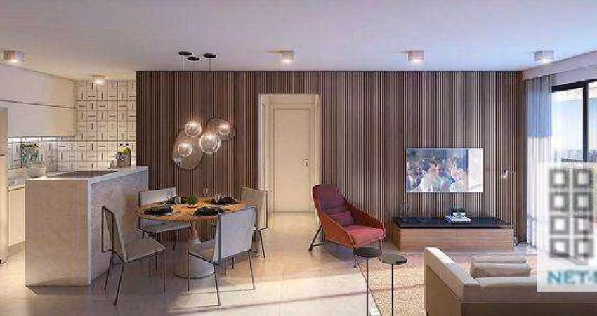 Apartamento 1 Dormitórios (57m²), 1 Banheiro Social, Terraço, 1 Vaga.  Próximo da estação Campo Belo